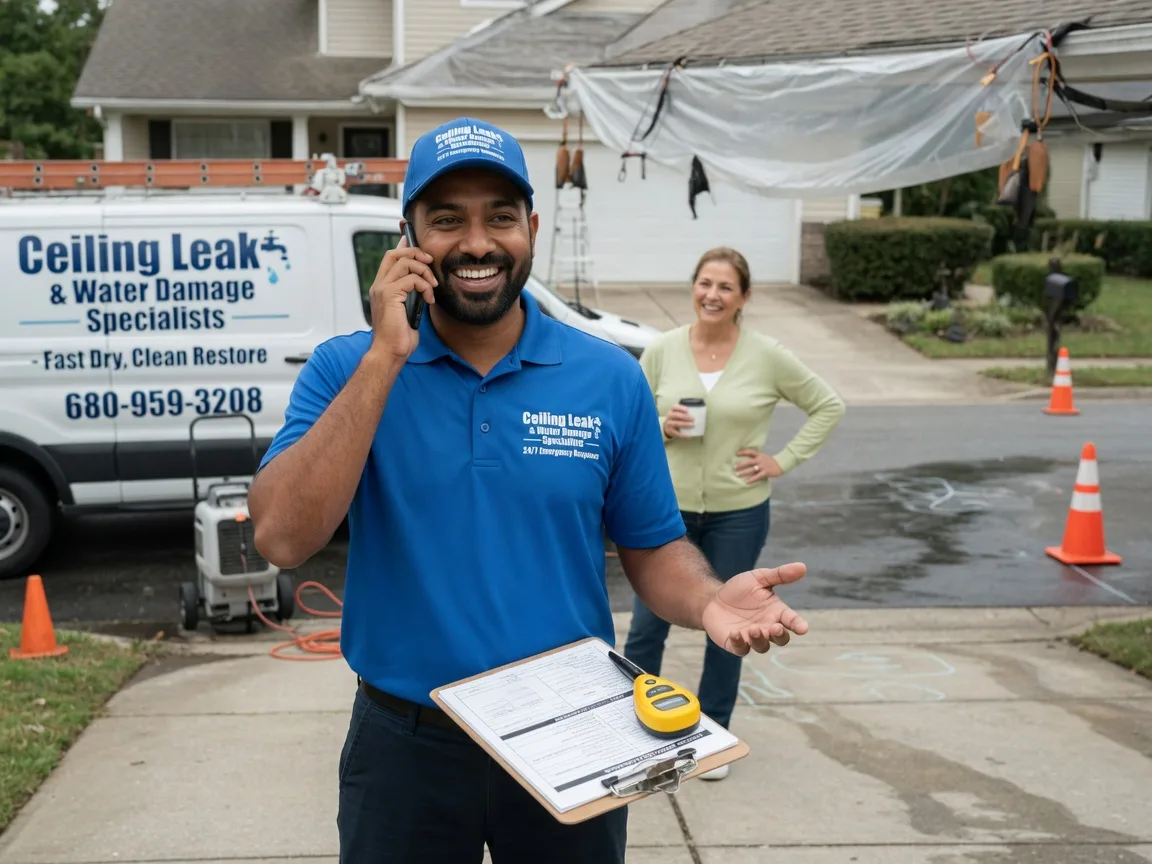 Ceiling Leak Cleanup Fort Washington, MD FAQs